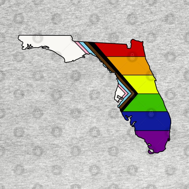 Progress pride flag - Florida by TheUndeadDesign